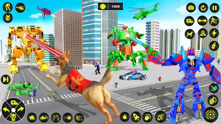 Ambulance Dog Robot Car Game android App screenshot 2